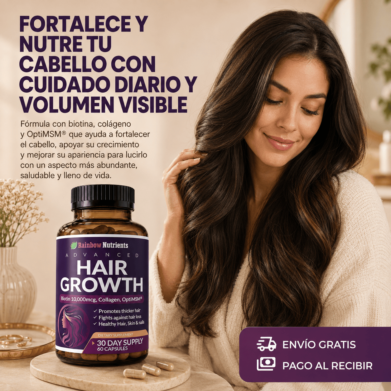 La Solución para un Cabello Débil que Quiere Volver a Crecer